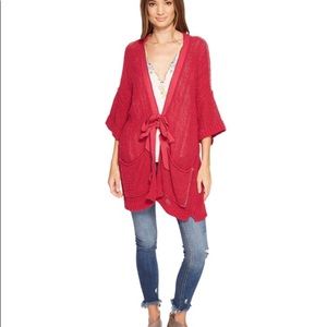 NWOT Free People Bohemian Cardigan